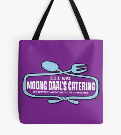 Moong Daal S Catering Purple Design Tote Bag